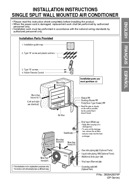Manual de instalacion de aire acondicionado
